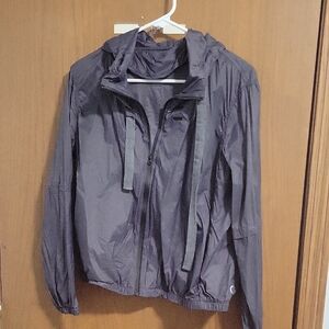 ZYIA Charcoal Windbreaker Jacket